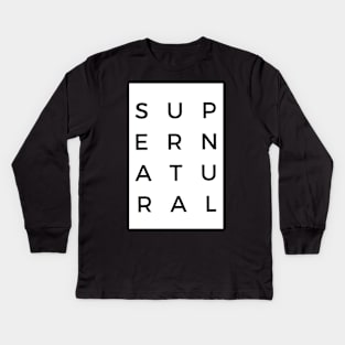 Supernatural Kids Long Sleeve T-Shirt